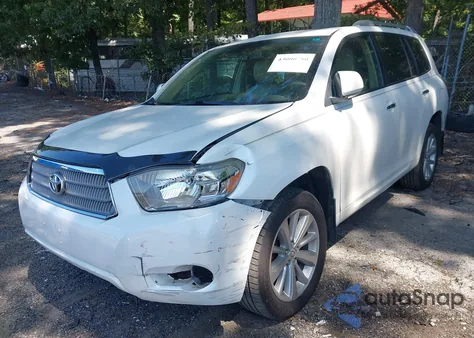 2009 Toyota Highlander Hybrid Limited из США, поврежденный, VIN JTEEW44A192032144